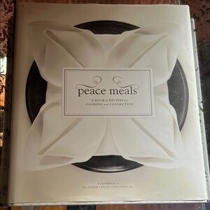 Peace Meals Cookbook by - Cream and Black